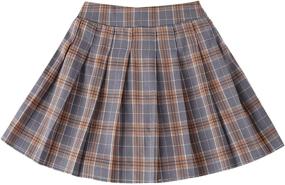 img 4 attached to Milumia Tartan Эластичная плиссированная форма