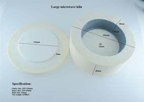 img 1 attached to 🔥 Love Charm Professional Extra Large Microwave Kiln: Perfect for Glass Fusing & DIY Jewelry Making