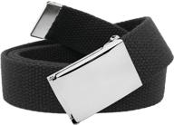 👑 timeless silver military belt: a must-have accessory for men - x large size logo