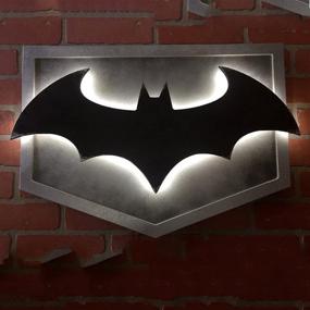 img 1 attached to 🦇 Silver Colorful LED Batman Light: Remote Control Projection Nightlight for Bedroom/KTV/Corridor/Wall - Perfect Batman Gift for Men