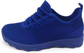 img 1 attached to 👟 Upgrade Your Running Shoe Size for Enhanced Comfort and Style: Women's Sneakers with Memory Foam, Lightweight Design for Tennis, Workout, Walking, and Gym Activities