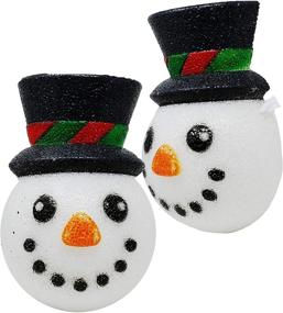 img 3 attached to 🎄 Enhance Your Outdoor Lighting with JOYIN 2 Pcs Christmas Cute Snowman Porch Light Cover: Perfect for Decorations, Christmas Parties, Gift Giving, and More!
