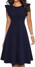img 4 attached to 👗 Ihot Women's Vintage Cocktail Dresses - Clothing for Women's Dresses