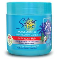 intensive moisturizing hair mask for natural wavy and curly hair - silicon mix rizos 478g logo