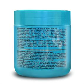 img 1 attached to Intensive Moisturizing Hair Mask for Natural Wavy and Curly Hair - Silicon Mix Rizos 478g