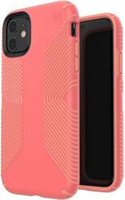 img 1 attached to 📱 Enhanced Search-Friendly: Speck Products Presidio Grip iPhone 11 Case in Parrot Pink/Papaya Pink (Model 129909-8538)