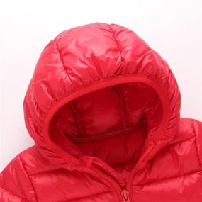 img 1 attached to Happy Cherry Unisex Puffer Winter Apparel & Accessories Baby Girls and Clothing