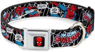 buckle down seatbelt buckle collar jrny spider man logo