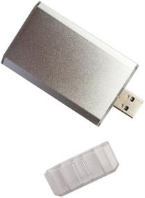 img 1 attached to 💾 ALIKSO External SSD Adapter with CASE Enclosure - mSATA Mini PCIe to USB3.0 (No USB Cable Required)