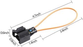 img 3 attached to 🔌 Enhance Connectivity with Easyget Fiber MOST Optical Optic Loop Bypass Female Adapter for Mercedes Benz, Audi, VW, Porsche