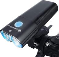 🚲 hyperguard fx1800 usb rechargeable bike headlight - super bright 1800 lumens led front mountain bicycle light - ipx6 waterproof mtb cycle lights by apace vision logo