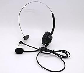 img 3 attached to 🎧 2.5mm Over-The-Head Headset for Panasonic Office or Home Cordless Phone System