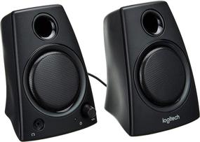 img 3 attached to Компактные стереодинамики Logitech Z130 - черный цвет, 3,5 мм разъем - модель 980000417.