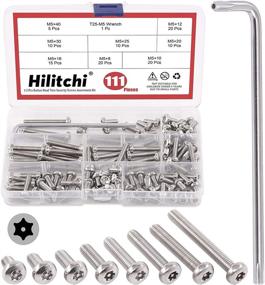 img 4 attached to Hilitchi 110Pcs 8Sizes Security Stainless