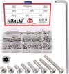 hilitchi 110pcs 8sizes security stainless logo