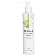 derma-e sensitive skin cleanser: pycnogenol and aloe infused, fragrance free - 6 fl oz, unscented & gentle logo