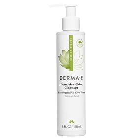 img 4 attached to DERMA-E Sensitive Skin Cleanser: Pycnogenol and Aloe Infused, Fragrance Free - 6 Fl Oz, Unscented & Gentle