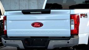 img 1 attached to Enhance Your Ford Super Duty's Rear with Putco 92751 Emblem in Red - 2017-2019 Model