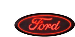 img 2 attached to Enhance Your Ford Super Duty's Rear with Putco 92751 Emblem in Red - 2017-2019 Model