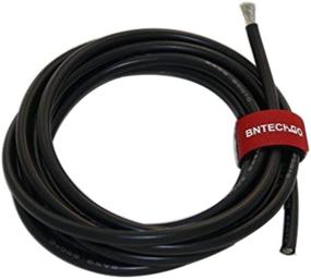 img 4 attached to ⚡️ BNTECHGO 8 AWG Силиконовый провод Черный - 10 футовый сверхгибкий жилованный медный провод