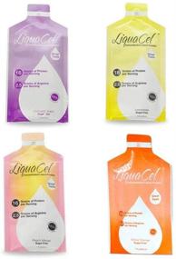 img 2 attached to 🌟 LIQUACEL Concentrated Liquid Protein Packets - Variety Pack of 30, 30ml (1oz) Each