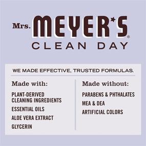 img 1 attached to 🐇 Cruelty-Free Lavender-Scented 16 oz Bottle of Mrs. Meyer's Clean Day Dishwashing Liquid Dish Soap