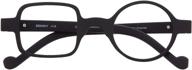 👓 didinsky reading glasses: graphite +1.0 dali | anti blue light & anti glare logo