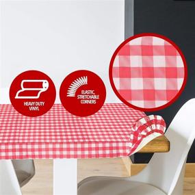 img 3 attached to 🍽️ Sorefy Checkered Flannel Picnic Tablecloth