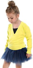img 3 attached to Active Girls' Clothing: Kidsmian Little Classic Sleeve Cardigan for Enhanced Performance