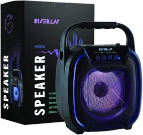 img 3 attached to 🔊 Переносная акустическая система с функцией TWS - Bluetooth-колонка с аккумулятором для iPhone, Android, iPod и других устройств - мини-колонка с встроенной вечеринкой для использования как в помещении, так и на открытом воздухе.