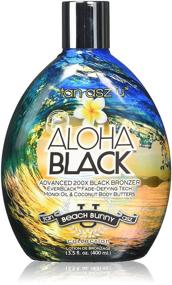 img 3 attached to 🌞 Discover the Powerful Tan Asz U ALOHA BLACK Advanced 200X Black Bronzer - 13.5 oz for an Enhanced & Lasting Tan