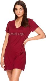 img 1 attached to Bebe Womens Sleepshirt Nightgown 1X Large