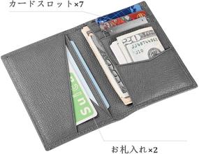 img 3 attached to Premium Leather Bifold Wallet with RFID Blocking Technology
