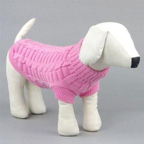 img 2 attached to 🐶 Norbi Warm Knitwear Sweater for Small Pet Dogs and Cats - Outdoor Puppy Clothes Jumper