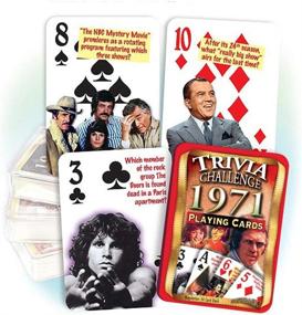 img 2 attached to Flickback 1971 Trivia Playing Cards