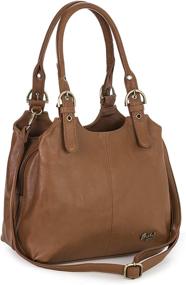 img 4 attached to 👜 Стильные и функциональные: сумки на плечо Mabel с множеством карманов для женщин и кошельки для сумок Хобо.