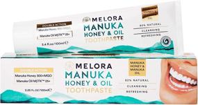 img 2 attached to Melora Manuka Honey and Oil Toothpaste - Natural Plaque Fighting Ingredients, 3.25 fl oz