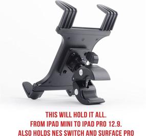 img 3 attached to 📱 TACKFORM Universal Tablet Holder - Versatile Compatibility for Exercise Equipment & More - iPad & Tablet Compatible