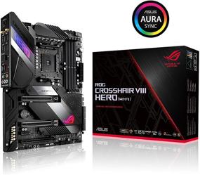 img 4 attached to 🎮 ASUS ROG X570 Crosshair VIII Hero Wi-Fi Материнская плата ATX с поддержкой PCIe 4.0, встроенным Wi-Fi 6 (802.11Ax), 2,5 Гб LAN, USB 3.2, SATA, M.2, Node и поддержкой Aura Sync RGB освещением