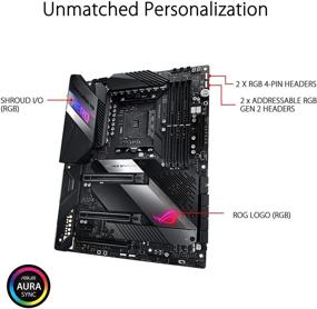 img 1 attached to 🎮 ASUS ROG X570 Crosshair VIII Hero Wi-Fi Материнская плата ATX с поддержкой PCIe 4.0, встроенным Wi-Fi 6 (802.11Ax), 2,5 Гб LAN, USB 3.2, SATA, M.2, Node и поддержкой Aura Sync RGB освещением