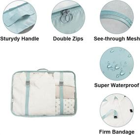 img 2 attached to 🧳 Versatile Lightweight Waterproof Toiletries Organizer Accessories