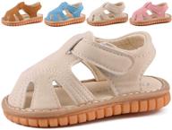👟 cindear squeaky boy girl shoes - sandals for boys' shoes logo