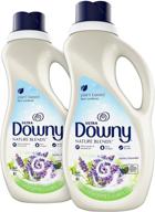 🍃 downy nature blends fabric conditioner (fabric softener), honey lavender scent, 44 oz bottles, 2 pack, 104 loads total logo