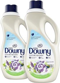 img 4 attached to 🍃 Downy Nature Blends Fabric Conditioner (Fabric Softener), Honey Lavender Scent, 44 Oz Bottles, 2 Pack, 104 Loads Total