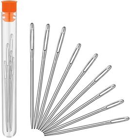 img 1 attached to 29 Pieces Crochet Hook Resin Moulds: The Perfect DIY Kit for Handmade Crafts, Comes with Large Eye Stitching Needles, Knitting Crochet Markers, and Silicone Casting Moulds