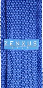 img 1 attached to 👔 Timeless Elegance: ZENXUS Mulberry NeckTies - Classic Skinny Collection