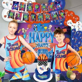 img 3 attached to 🚀 Space-themed Birthday Party Decorations Set with Happy Birthday Banner, Cake Topper, and Balloons - Ideal for Kids Boy Girl Astronaut Party Supplies and Space Decorations for Birthday Celebration