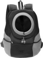 🐾 mogoko comfortable dog cat carrier backpack: breathable head out design for hiking and outdoor travel logo