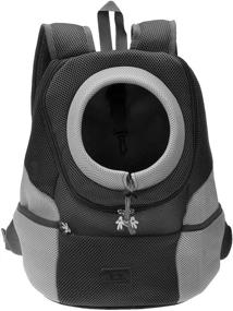 img 4 attached to 🐾 Mogoko Comfortable Dog Cat Carrier Backpack: Breathable Head Out Design for Hiking and Outdoor Travel