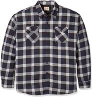 wrangler authentics sleeve sherpa flannel men's clothing in shirts logo